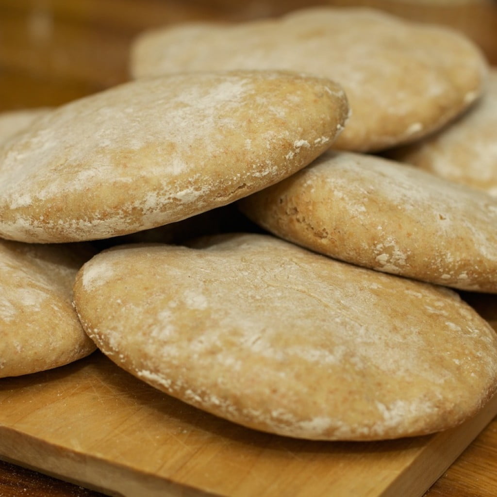 8 Spelt pita broodjes
